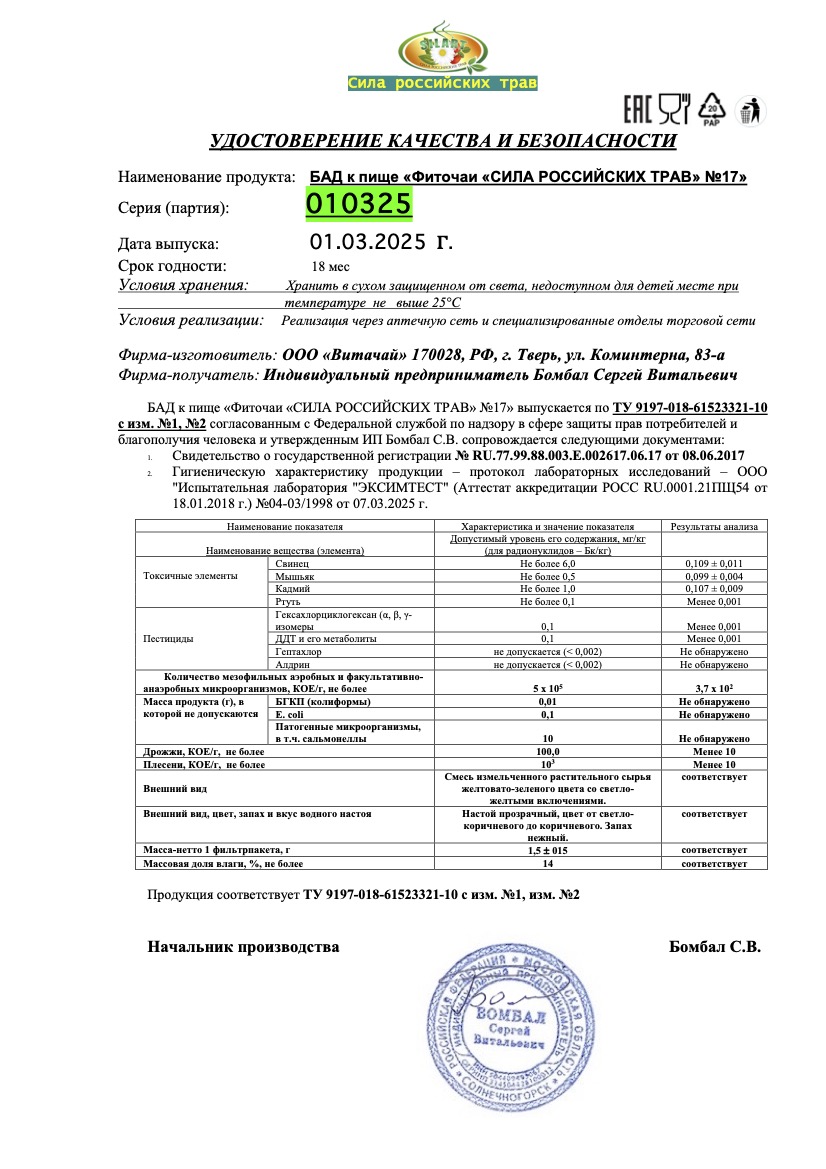 Паспорт №032025